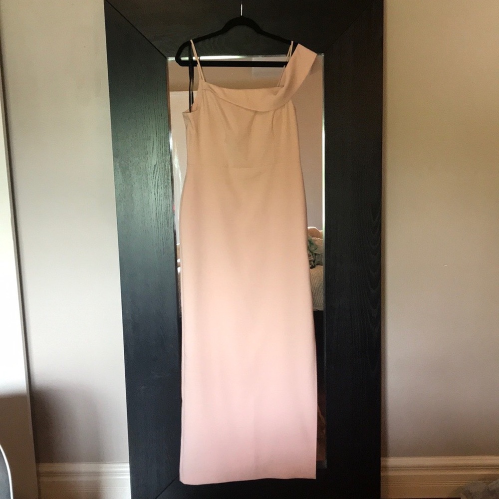 Laundry By Shelli Segal - Asymmetric Crepe Gown